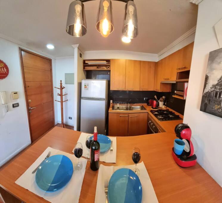 Apartamento Acogedor Departamento 2d2b Cerca Del Metro Manuel Montt En Providencia